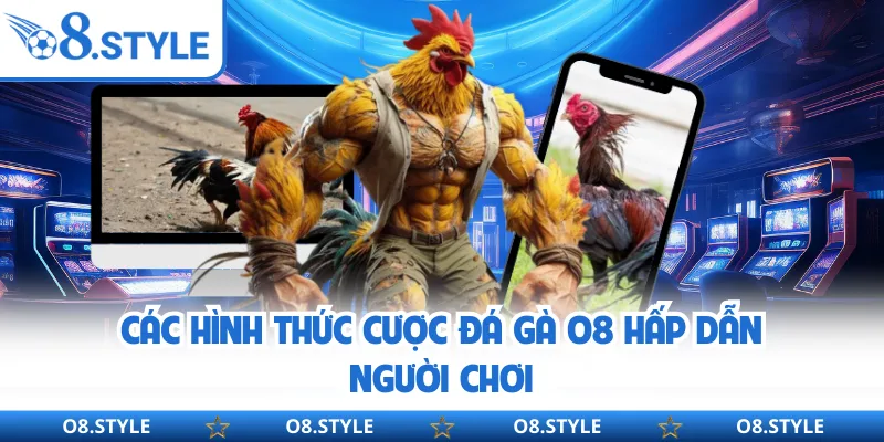 Các hình thức cược đá gà O8 hấp dẫn người chơi